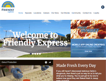 Tablet Screenshot of friendlyexpress.com